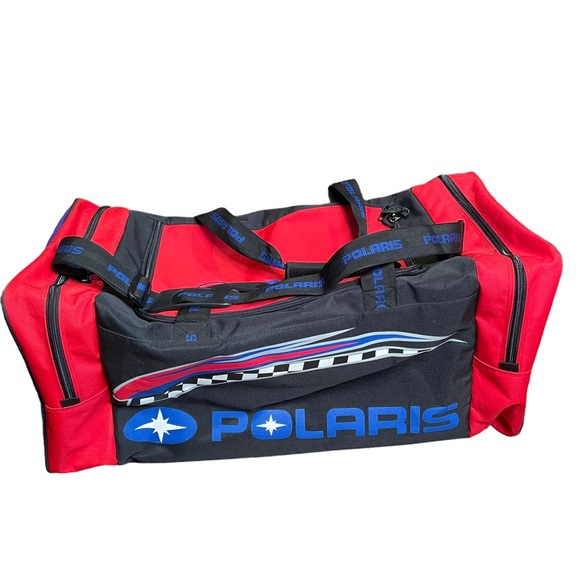 polaris Bags Vintage Polaris Large Snowmobile Atv Hockey Duffle Bag